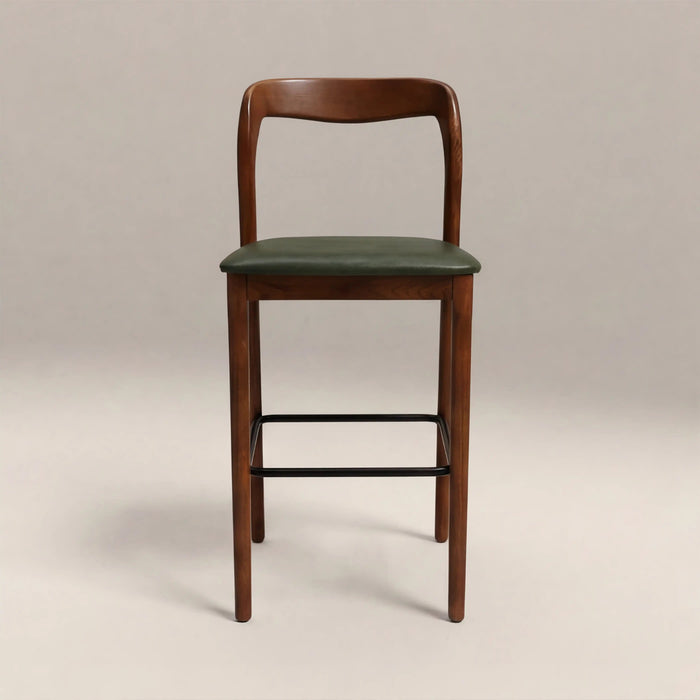 Madeleine Wooden Bar Stool