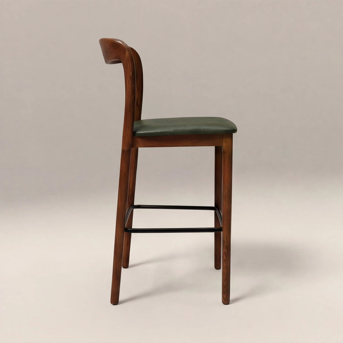 Madeleine Wooden Bar Stool