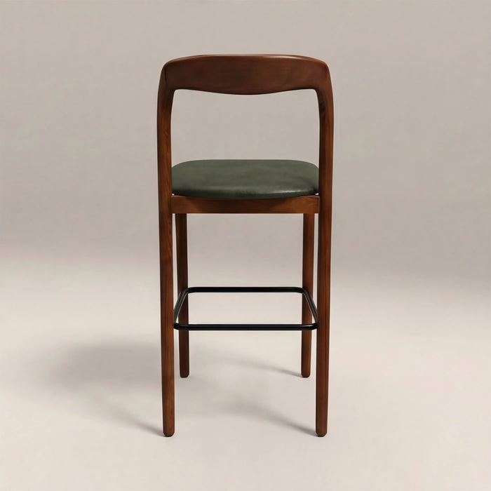 Madeleine Wooden Bar Stool