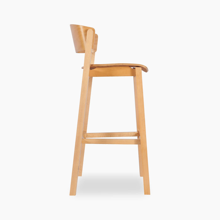 Kris Wooden Bar Stool