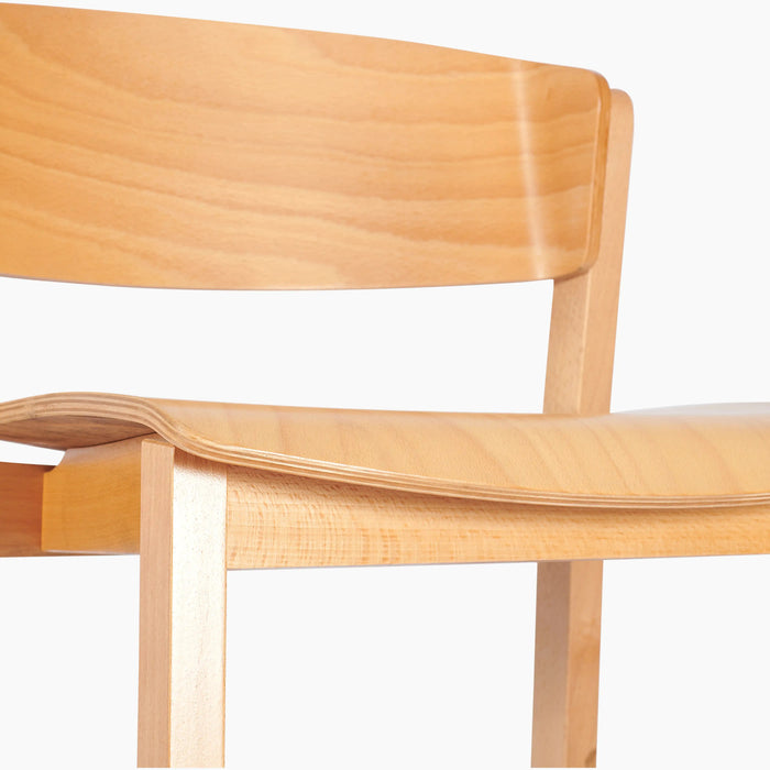 Kris Wooden Bar Stool