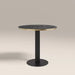 Rafferty 2 Seat Round Cafe Table | Black Marble Effect