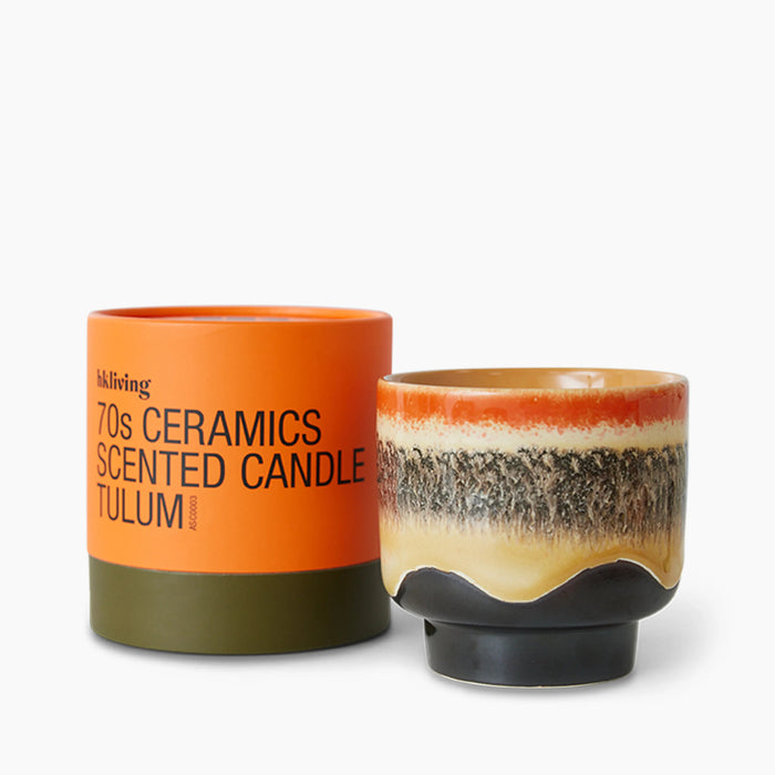 HKliving 70s Ceramics Scented Candle Tulum
