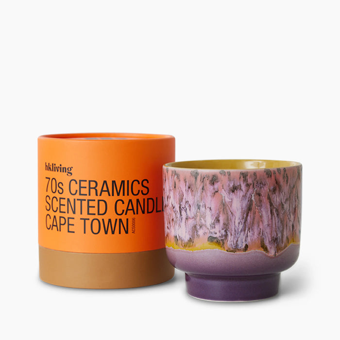 HKliving 70s Ceramics Scented Candle Cape Town