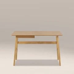 Barnett 1 Drawer Wooden Desk | Oak