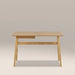 Barnett 1 Drawer Wooden Desk | Oak