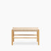 Alvin 2 Seater Bench | Natural Weave & Oak