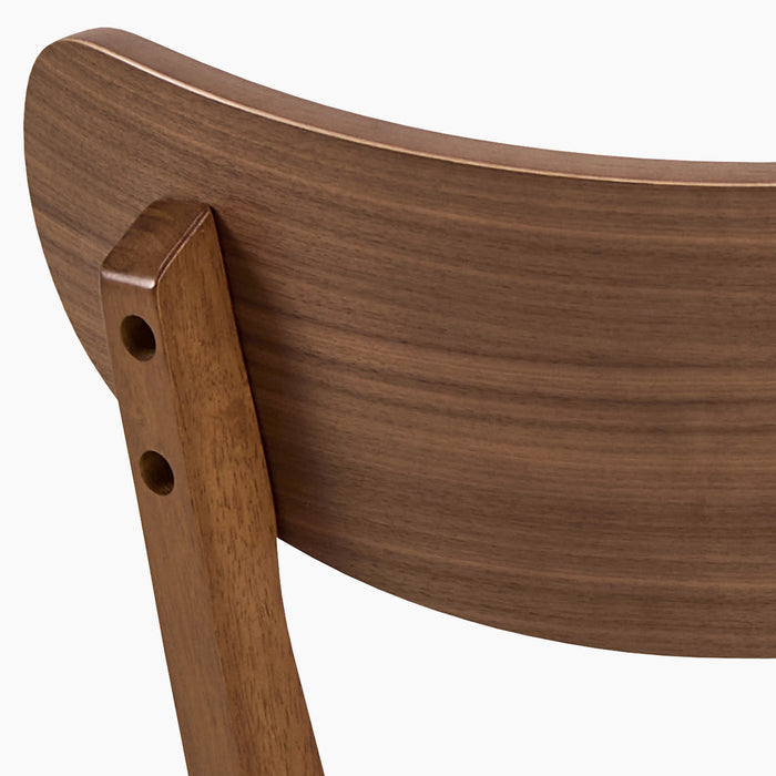 Roxby Wooden Dining Chair | Walnut