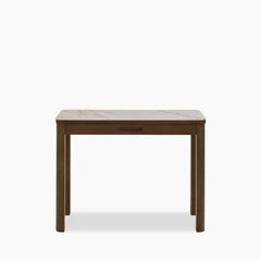 Southampton 1 Drawer Console Table | Ecru Ceramic & Smoked Walnut