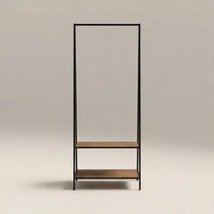 Seaford Clothing Rack | Black & Oak