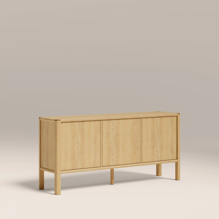 Avalon 3 Door Wooden Sideboard Oak