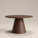 Finnley Round Wooden Coffee Table | Walnut