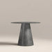 Finnley 4 Seat Round Dining Table | Grey Concrete Effect