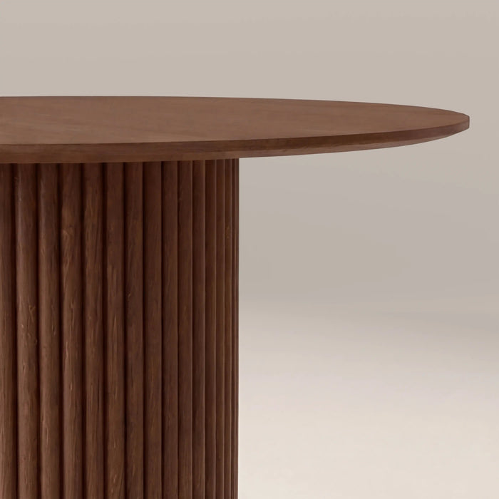 Marcel 4 Seat Round Wooden Dining Table