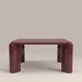 Kelby Square Coffee Table | High Gloss Cherry Red