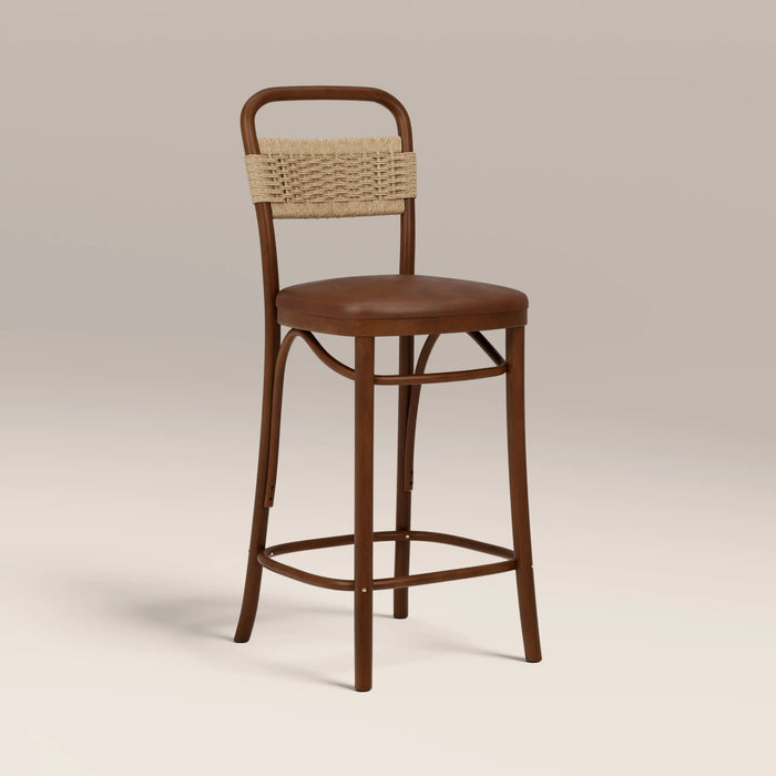 Daisy Wooden Bar Stool