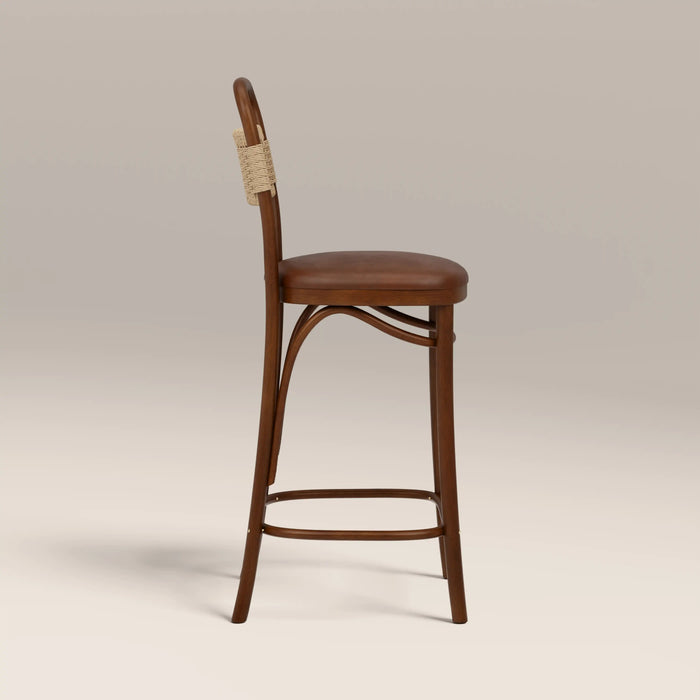 Daisy Wooden Bar Stool