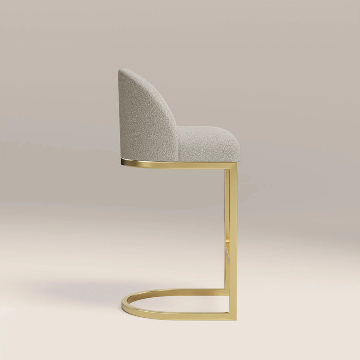 Matteo Kitchen Stool with Backrest