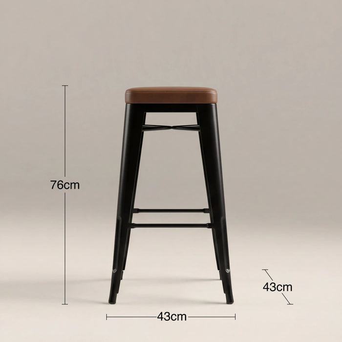 Tolix Style Stackable Bar Stool