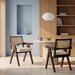Cary Wooden Carver Dining Chair | Speckled Stone Sustainable Boucle & Walnut