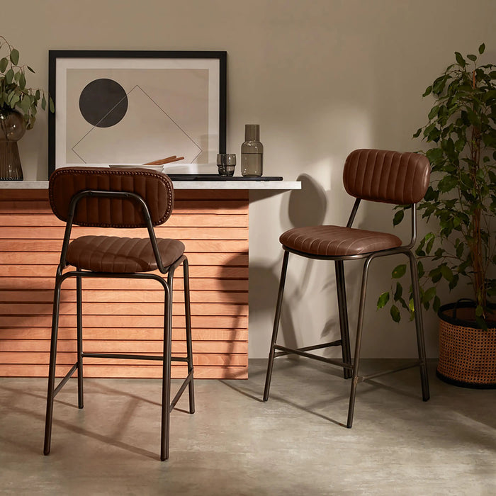 Boston Kitchen Stool With Backrest