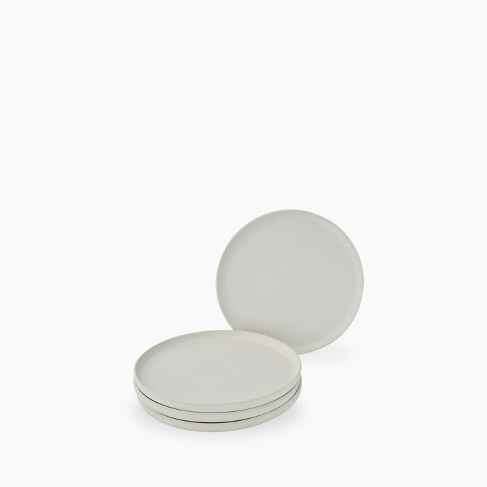 Loho Set of 4 Dinner Plates Light Grey
