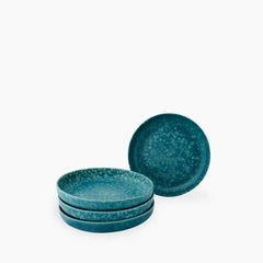 Loho Set of 4 Pasta Bowls | Forest Green