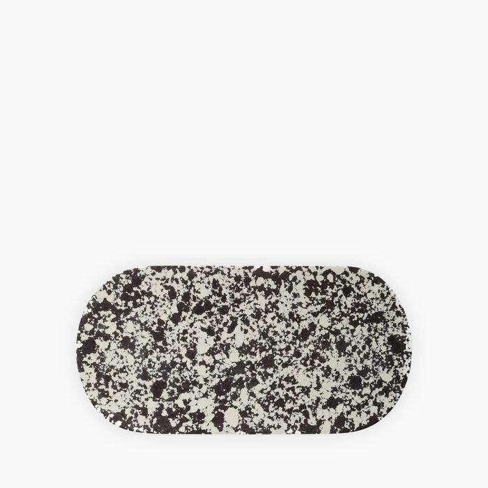 Rock Serving Tray Black