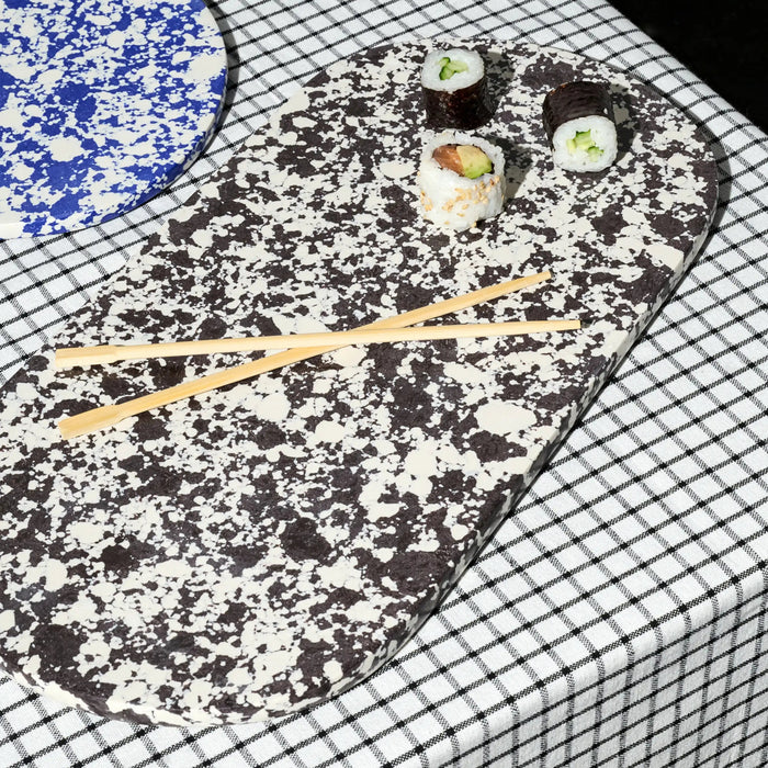 Rock Serving Tray Black
