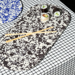 Rock Serving Tray | Black & White