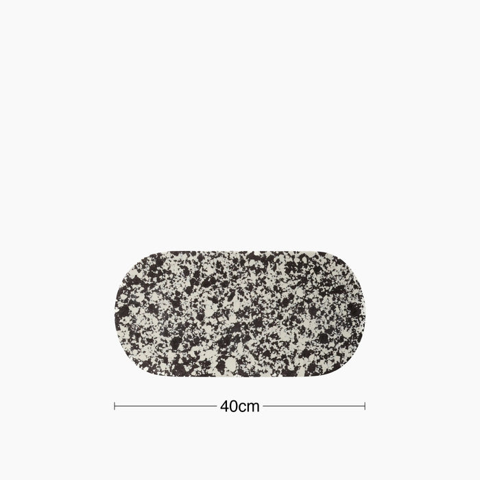 Rock Serving Tray Black