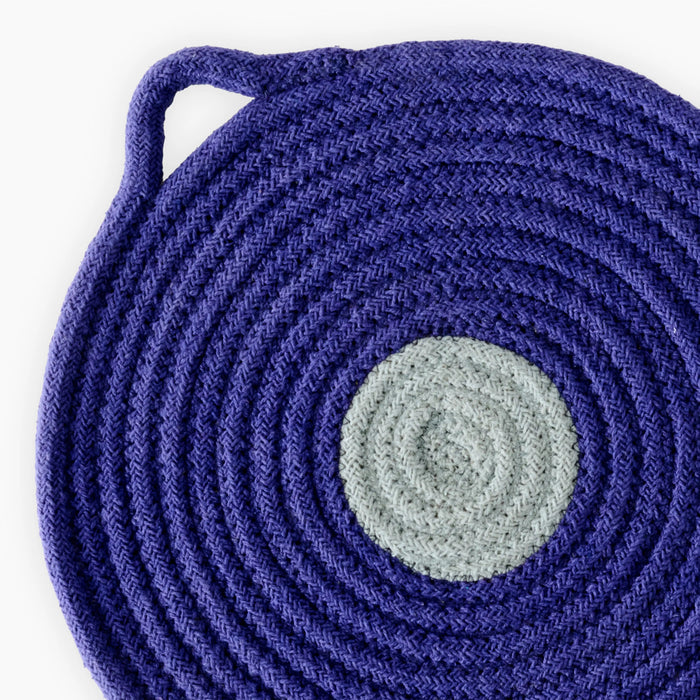 Penn Set of 4 Round Placemats Cobalt Blue