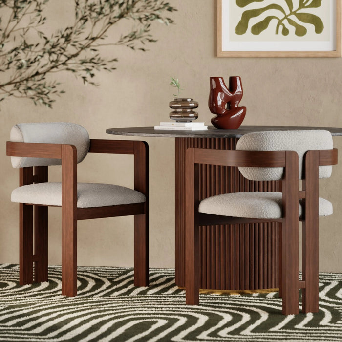 Hallie Wooden Carver Dining Chair