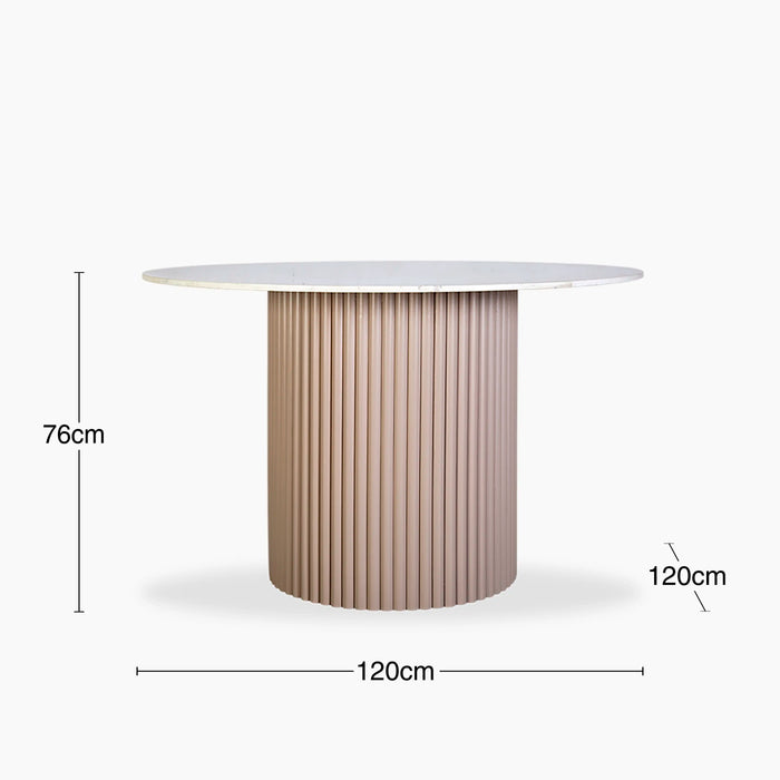 Medby 4 Seat Round Dining Table