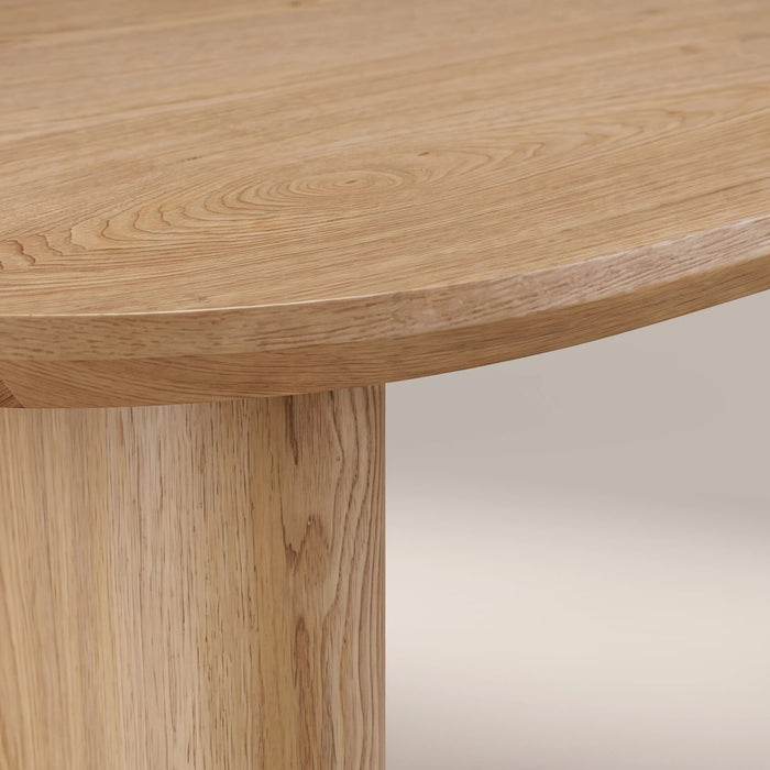 Hansen 8 Seat Oval Wooden Dining Table Ash