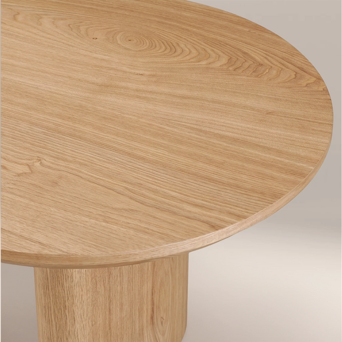 Hansen Oval Wooden Coffee Table Ash