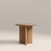 Hansen Round Wooden Side Table | Ash