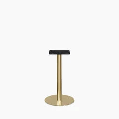 Kinsley Round Dining Table Base | Brass
