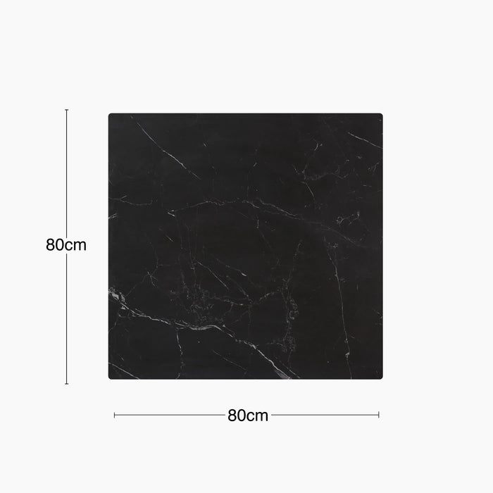 Kinsley Square Table Top Black Sintered Stone