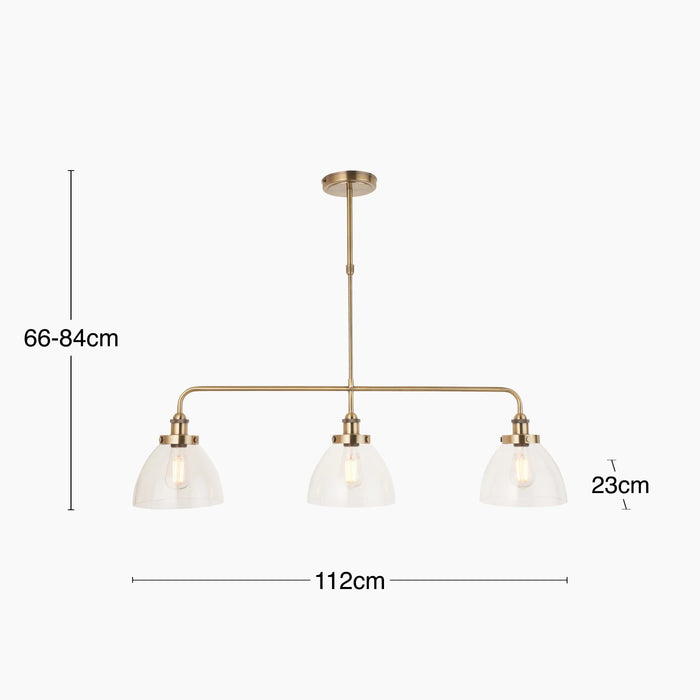Hansen 3 Light Pendant Light