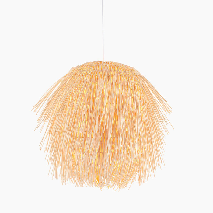 Pushpa Ceiling Shade Natural Rattan