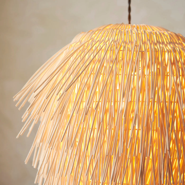 Pushpa Ceiling Shade Natural Rattan