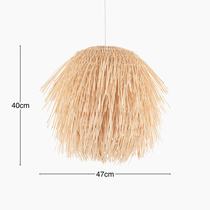 Pushpa Ceiling Shade Natural Rattan