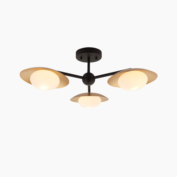 Temuka 3 Light Flush Ceiling Light