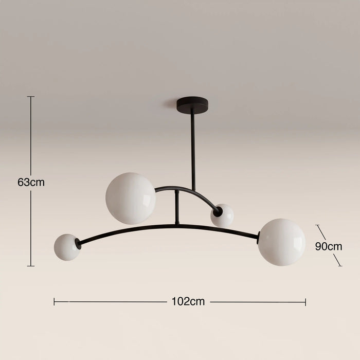 Rica 4 Light Pendant Light
