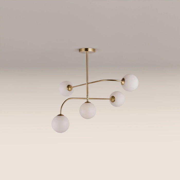 Arely 5 Light Flush Ceiling Light