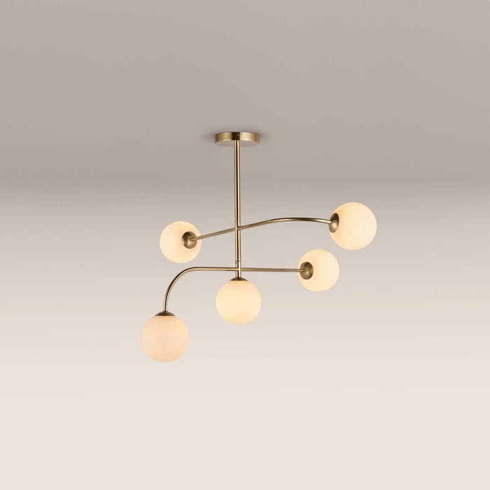 Arely 5 Light Flush Ceiling Light