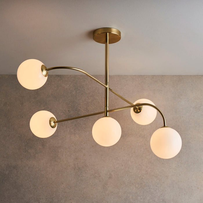 Arely 5 Light Flush Ceiling Light