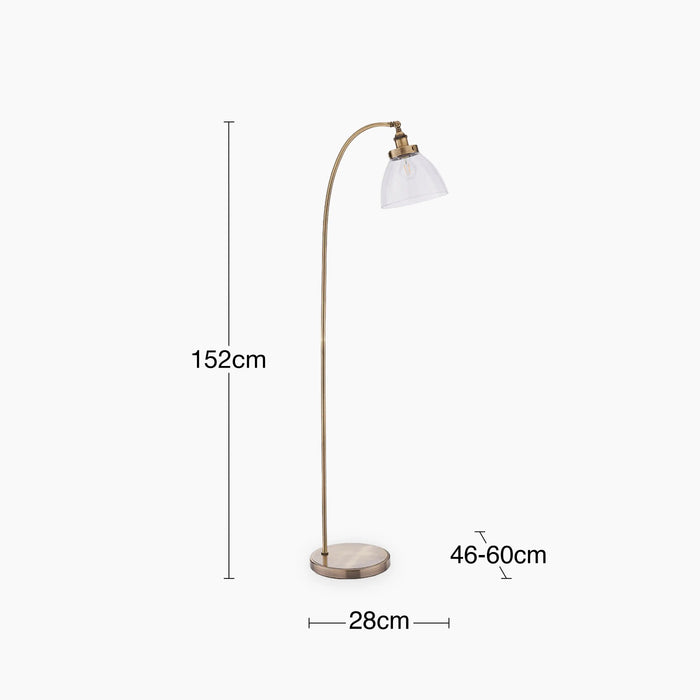 Hansen Floor Lamp Brass