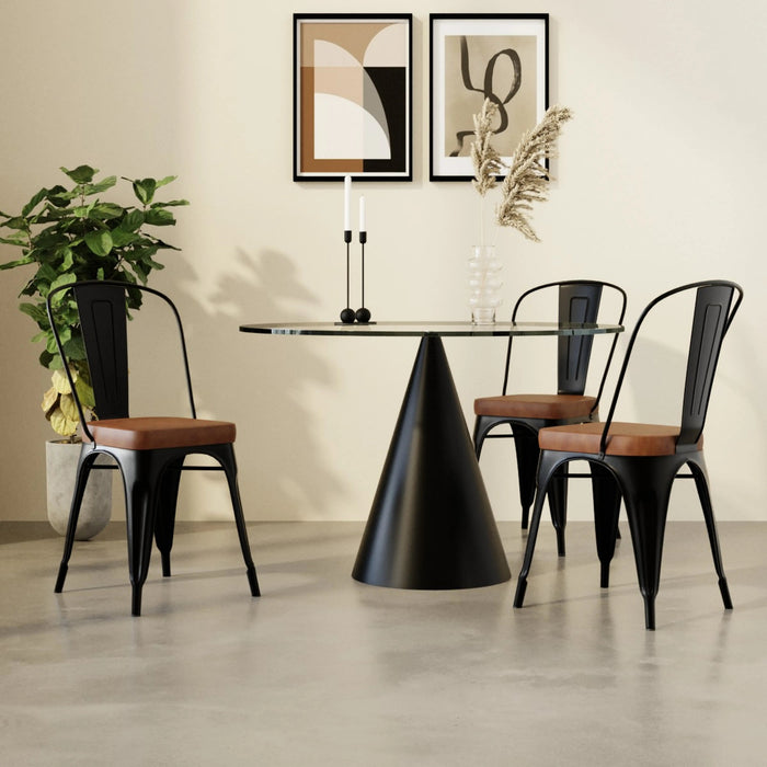 Tolix Style Stackable Dining Chair